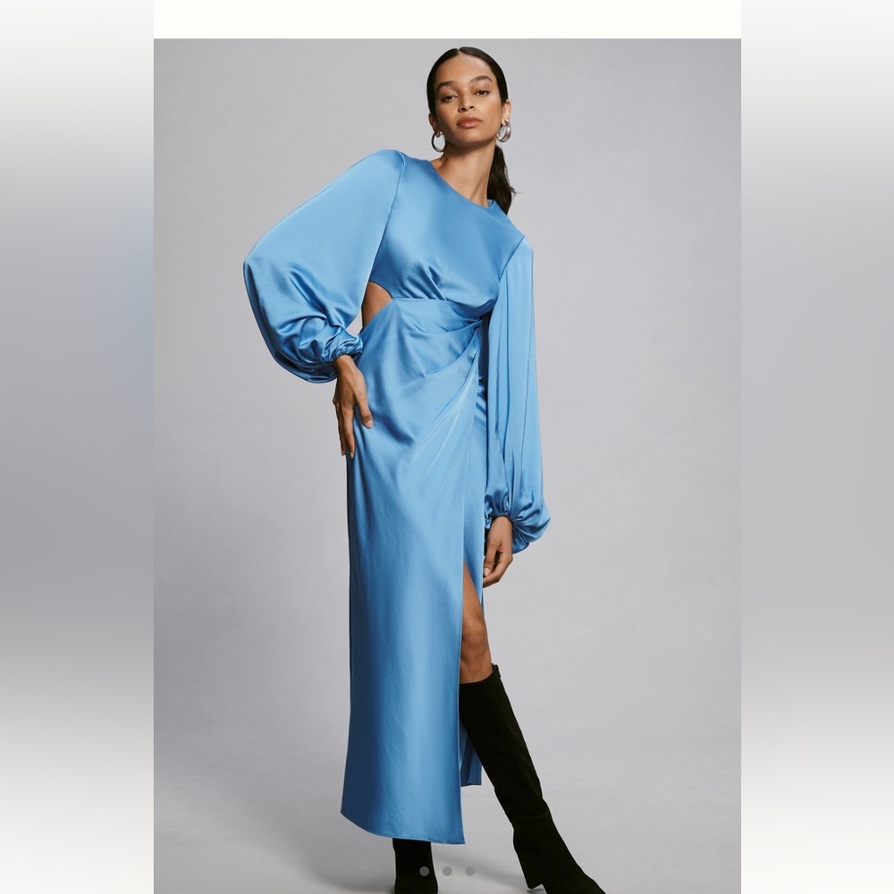 Significant Other Lara Long Sleeve Side Cutout Dress